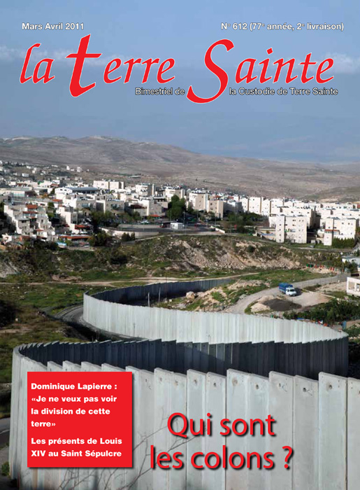 Terre Sainte n. 2/2011 – Sommaire TSM 612