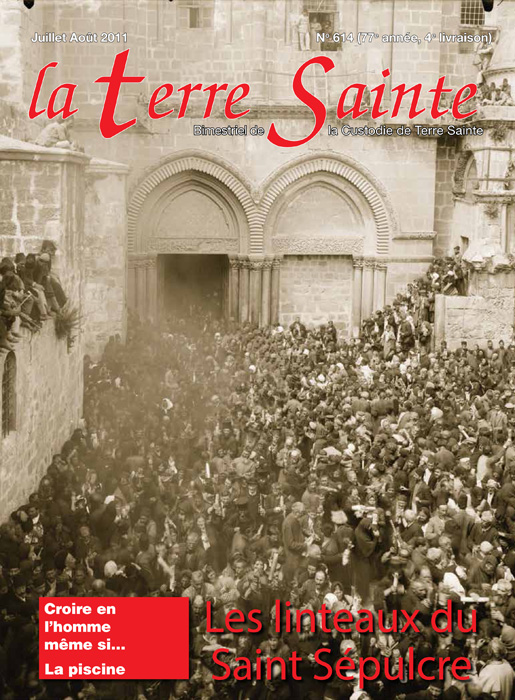 Terre Sainte n. 4/2011 – Sommaire TSM 614