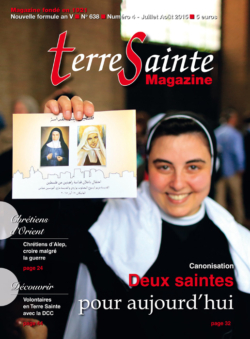 Terre Sainte n. 4/2015 – Sommaire TSM 638