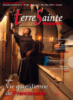 Terre Sainte n. 6/2015 – Sommaire TSM 640