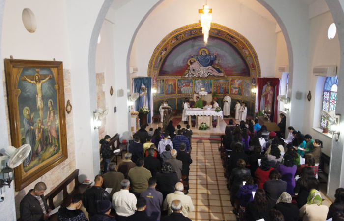 Divine liturgie dans l'église grecque-orthodoxe