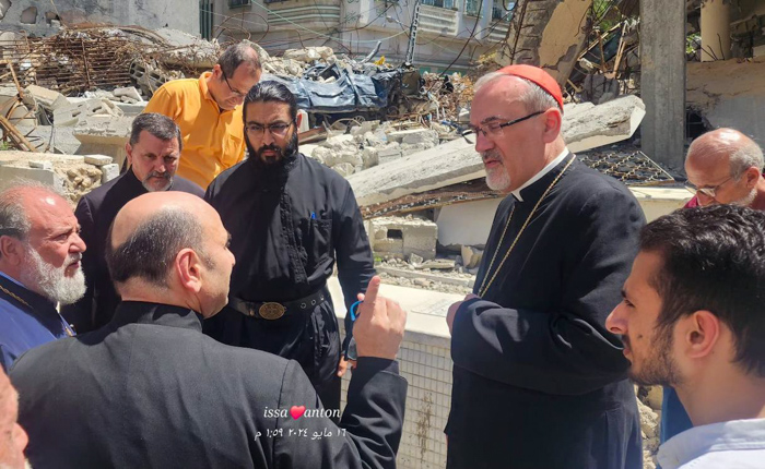 Le Patriarche de Jérusalem à Gaza: « Je voulais être avec notre communauté »