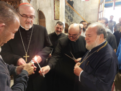 Les patriarches Pizzaballa et Theophilos III sont auprès de leurs fidèles dans Gaza