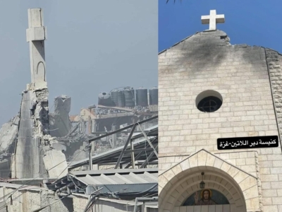 Gaza : l’église latine bombardée, trois morts et plusieurs blessés