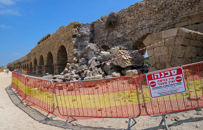 L’aqueduc de Césarée sauvé des eaux