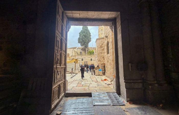 Les portes du Saint-Sépulcre sont sorties de leurs gonds!