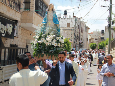 📺 Clôture du mois Marial dans le village de Taybeh