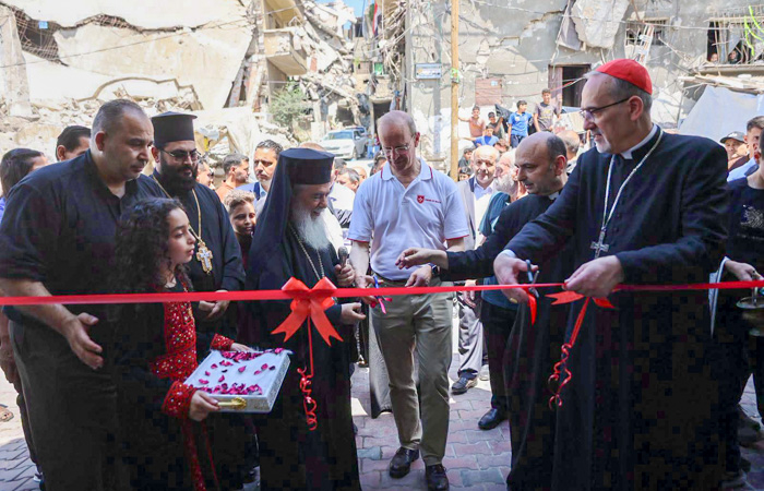 En visite à Gaza le cardinal Pizzaballa choisit l’espérance